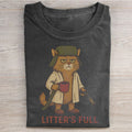 Litter's Full Christmas Vacation Cat T-shirt