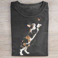 Cat and Butterfly T-shirt