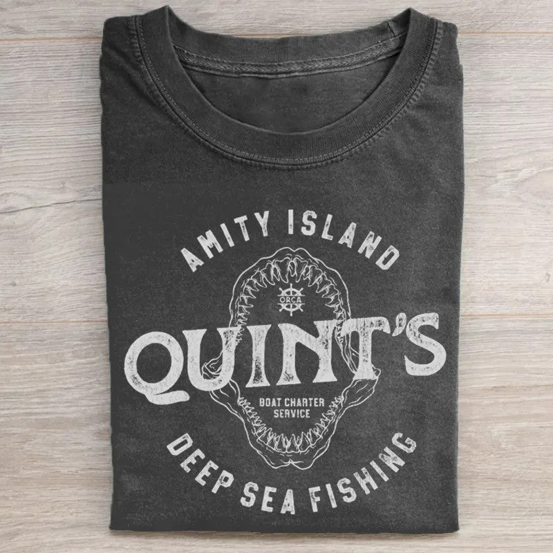 Jaws Quint's Deep Sea Fishing T-shirt