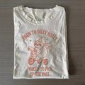 Geboren, um zu bummeln, gezwungen, das Tempo zu erhöhen T-Shirt