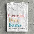 Cracks Dots Bams T-shirt