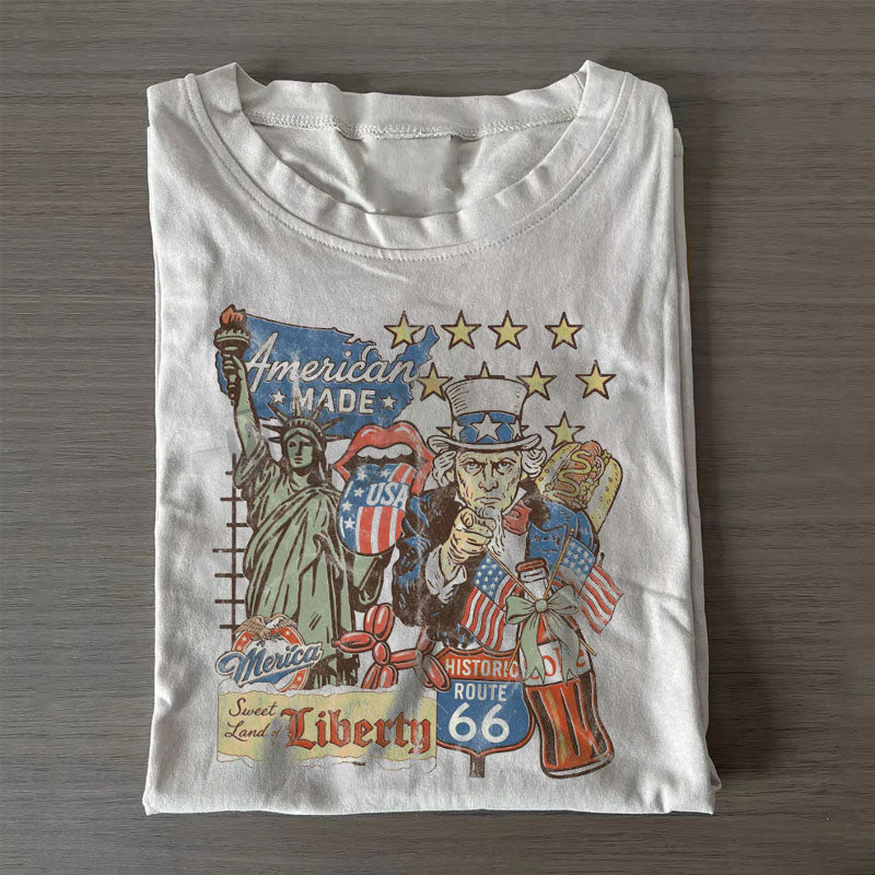Retro USA Patriotic T-shirt