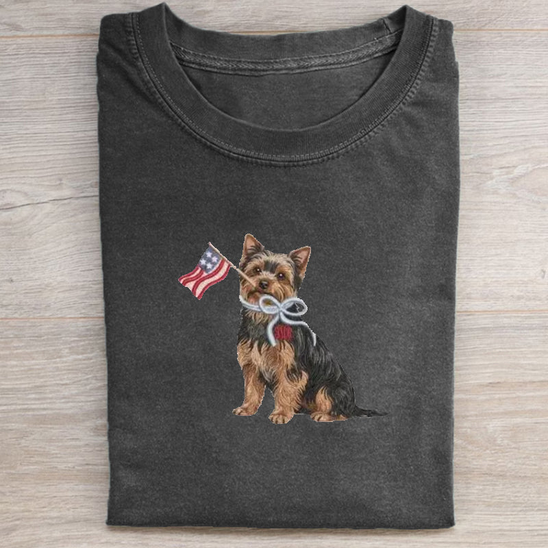 Patriotic Dog T-shirt