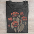 Boho Desert Graphic Cactus Flower T-shirt