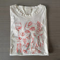 Tomatenmädchen-Sommer-T-Shirt