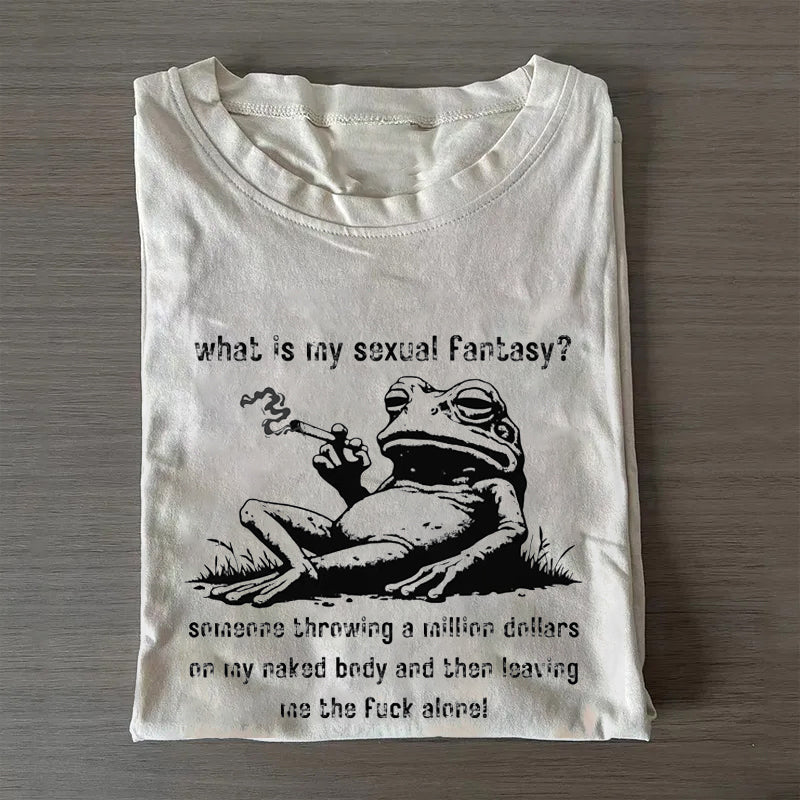 Funny Frog Graphic T-shirt