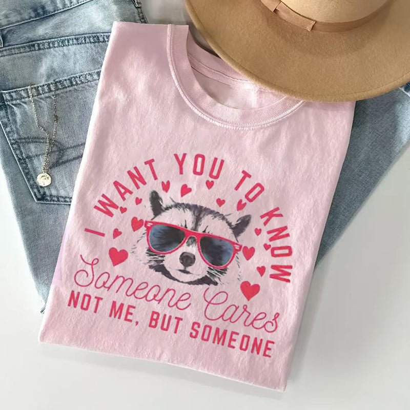 Sarcastic Raccoon Valentines Day T-shirt