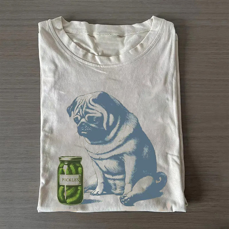 Pug Pickles T-shirt