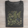 Vintage Botanical Fern Graphic T-shirt