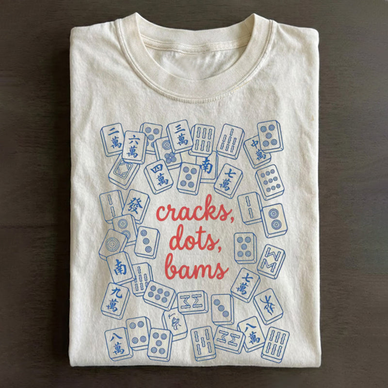 Cracks Dots Bams T-shirt