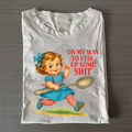 Funny Sarcastic Retro Girl T-shirt