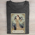 Cat Lady Tarot Card T-shirt