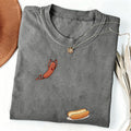 Funny Hot Dog Jumping Into Bun T-shirt
