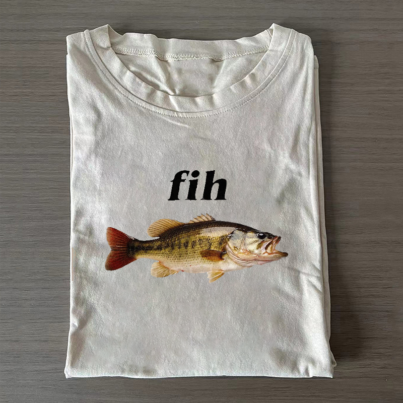 Fih Funny Bass Fish T-shirt
