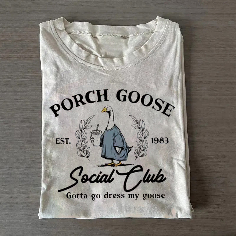 Funny Goose Graphic T-shirt