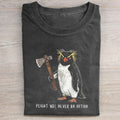 Rockhopper Penguin Axe T-shirt