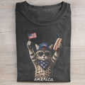 Cat 4th Of July T-shirt