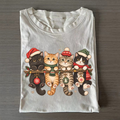 Christmas Cat T-shirt