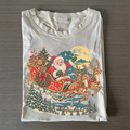 Vintage Santa Sleigh Christmas T-shirt