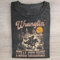 Retro Wranglin' Wilde Kinder Waschbär 90er Western T-Shirt