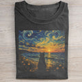 Summer Black Cat T-shirt