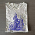 Vintage Schneckenritter Grafik-T-Shirt