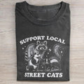 Unterstützen Sie lokale Straßenkatzen Unisex T-Shirt
