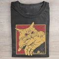 Vintage Katzenbiss-T-Shirt