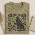 Boho Cat Coffee Lover T-shirt