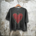 Grunge Distressed Heart T-shirt