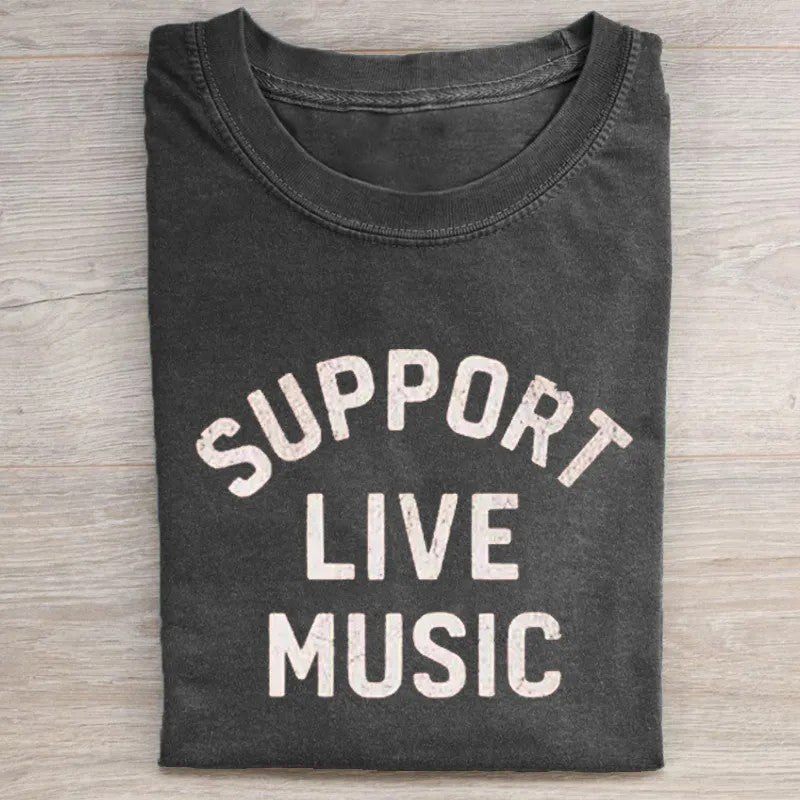 Support Live Music T-shirt