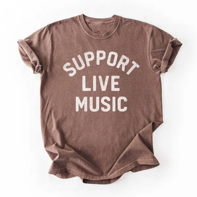 Support Live Music T-shirt