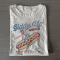 Patriotic Cowboy Hot Dog Rodeo T-shirt