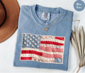 Faux Patchwork American Flag