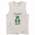 Funny Silly Goose Meme Washed Tank