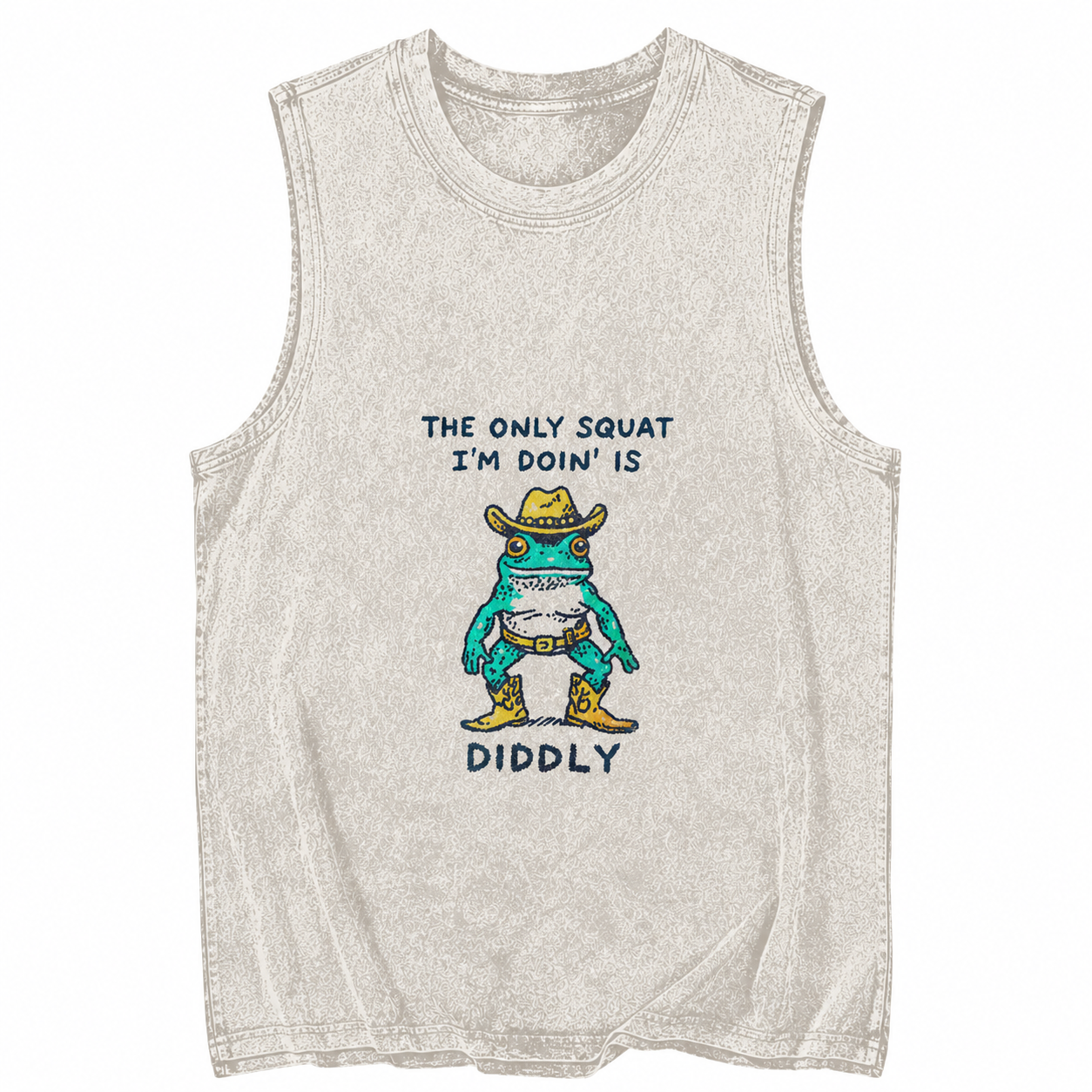 Funny Silly Goose Meme Washed Tank