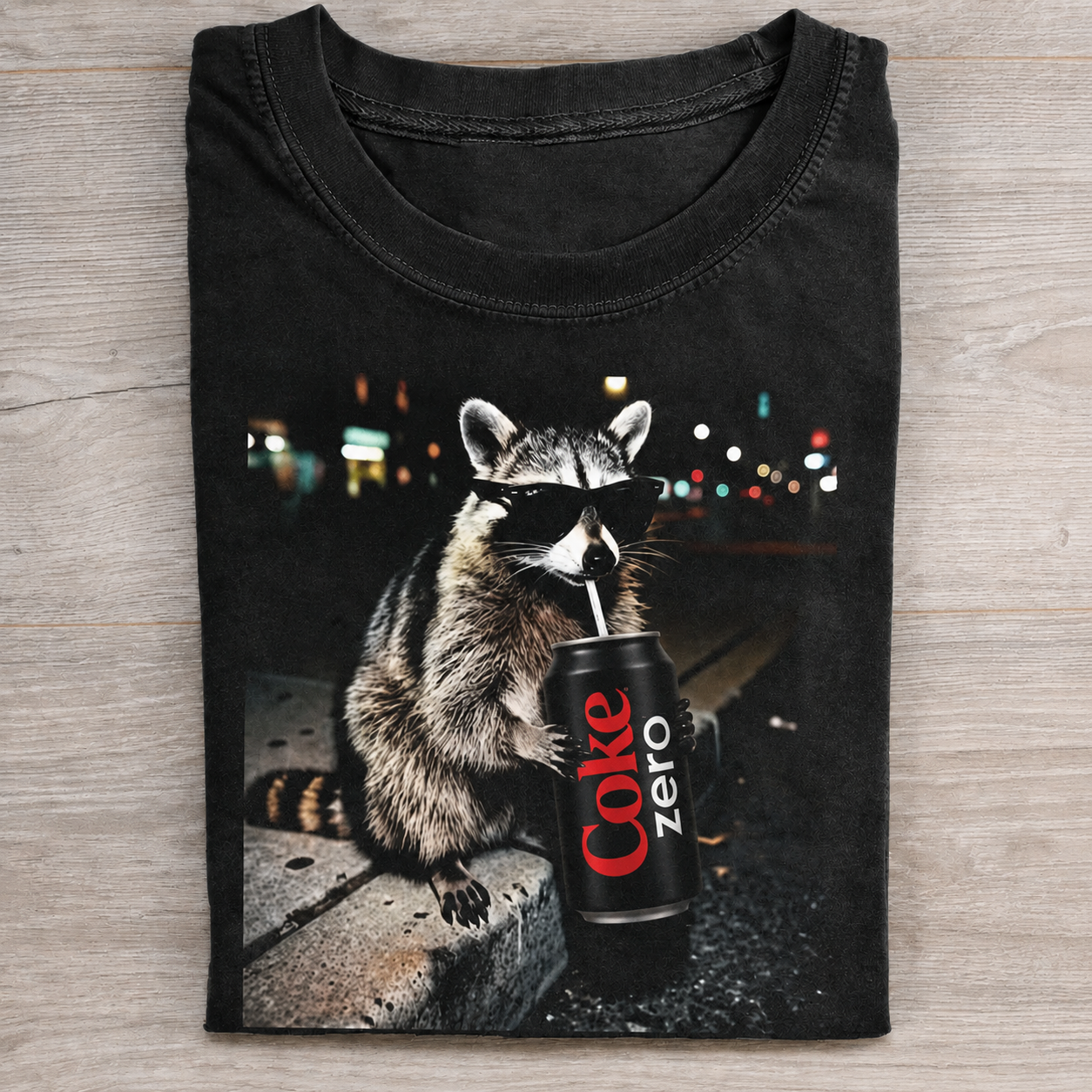 Three Raccoons Coke Zero T-shirt