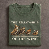 Funny Birds Unisex T-shirt - S / Green