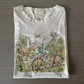 Vintage Dinosaur Landscape Graphic T-shirt