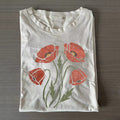 Vintage Poppy Flower Graphic T-shirt